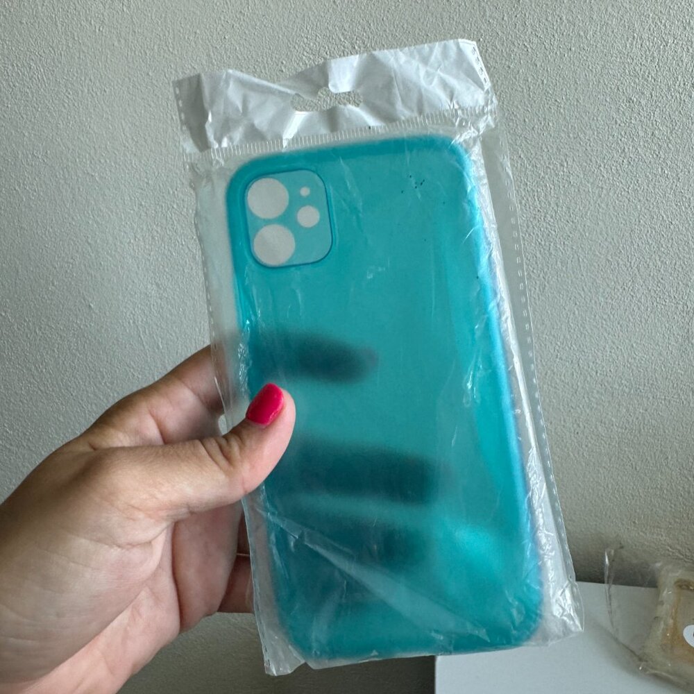Transparent Blue Case for iPhone 11 – Soft TPU Cover - Picture 5 of 5